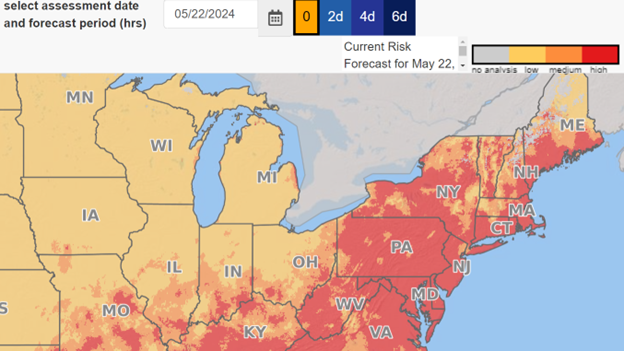 Fusarium risk map 5-22-24.png